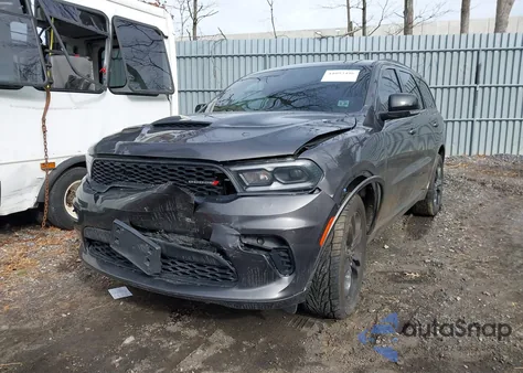 2021 Dodge Durango Gt Plus Awd из США, поврежденный, VIN 1C4RDJDG2MC696714